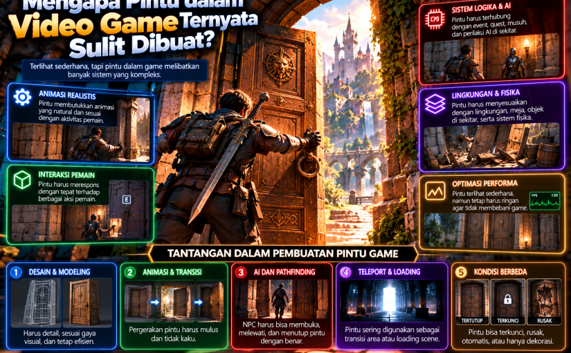 Mengapa Pintu dalam Video Game Ternyata Sulit Dibuat?